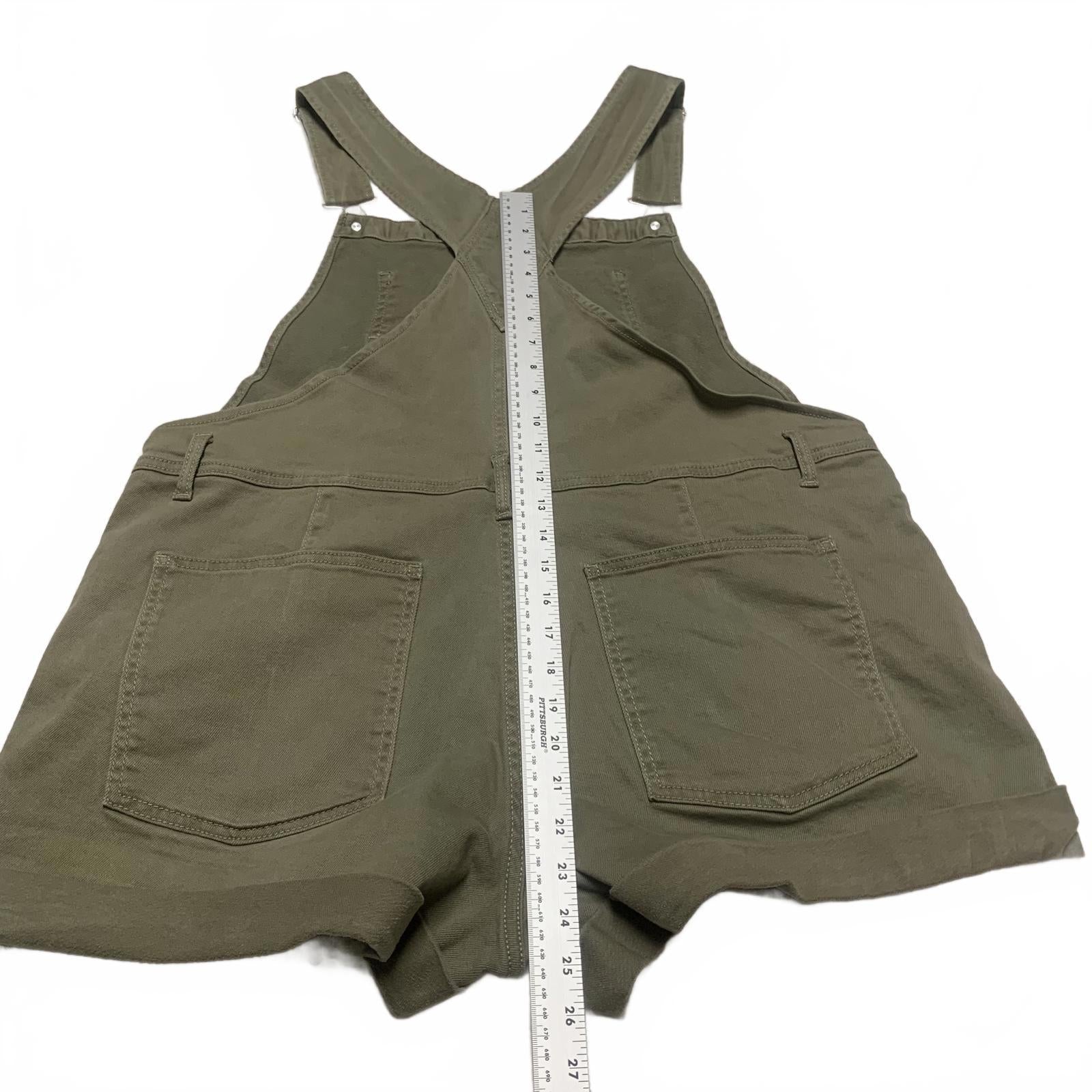 NOBO No Boundaries Overol de mezclilla verde oliva para mujer talla XXL (19) W40