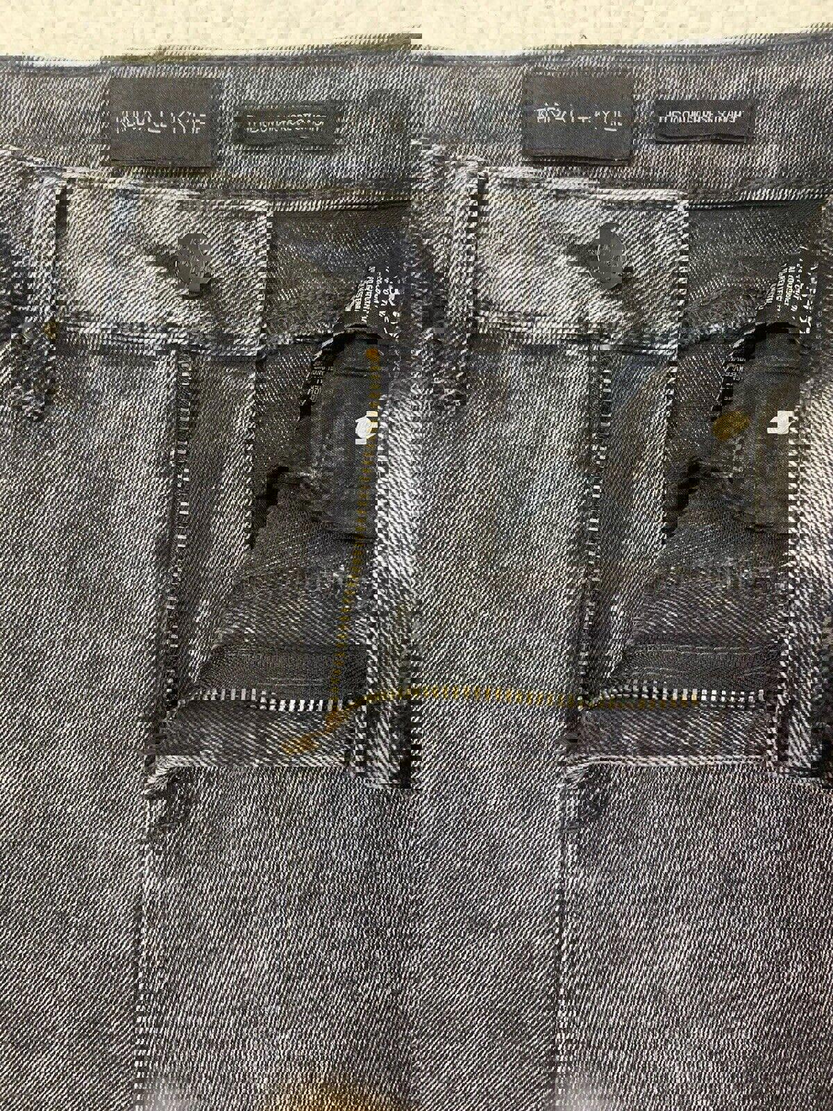 Kendall + Kylie Girl's Jeans Sz 3/27 Black  The Icon High Rise Boo Wash Fray Hem