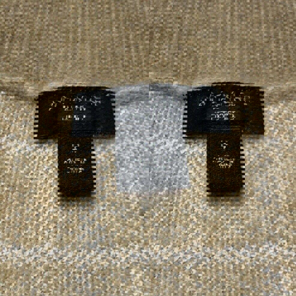 Chaqueta tipo suéter beige tostado grande para mujer de Ann Taylor