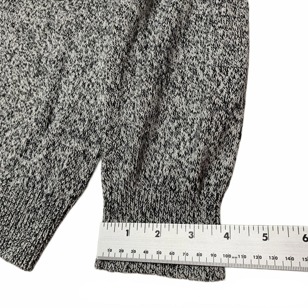 Suéter de algodón a rayas burdeos gris XL para hombre de Croft &amp; Barrow