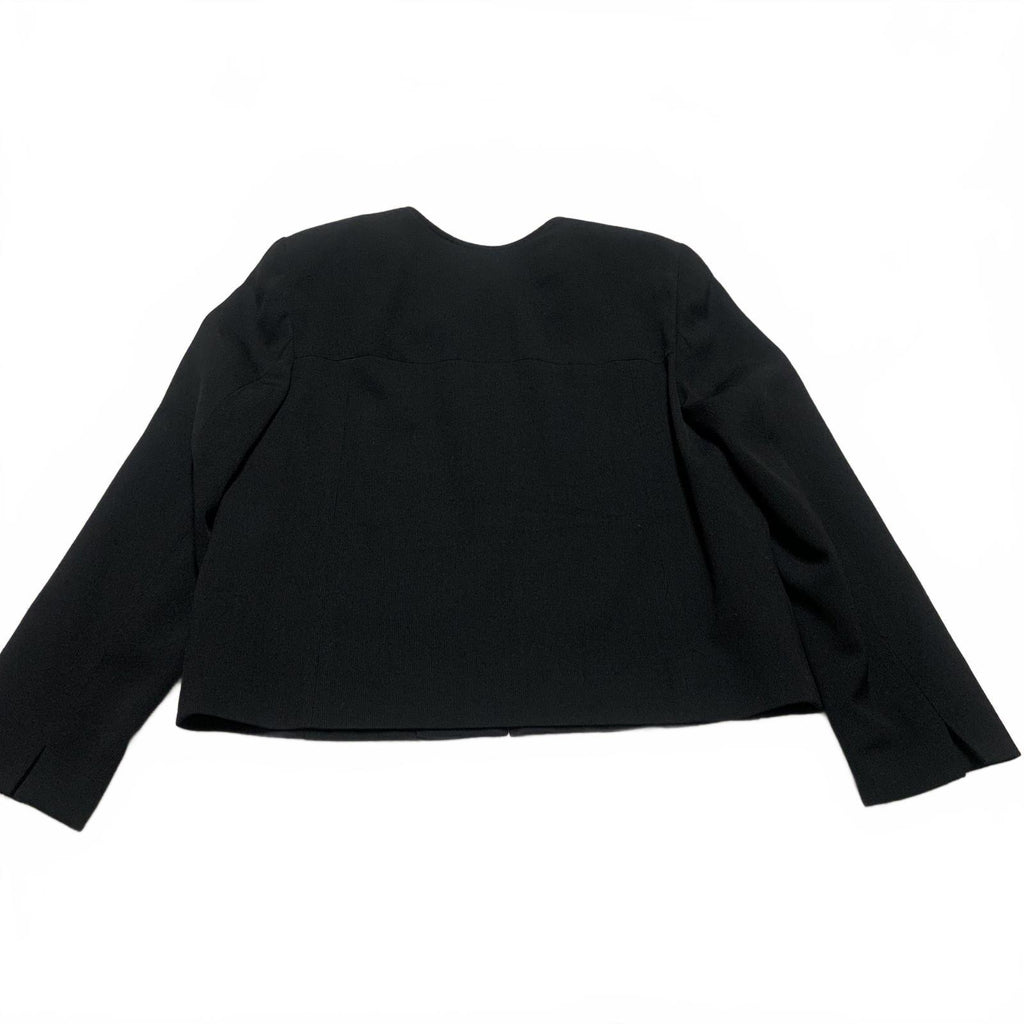Chaqueta blazer negra con cremallera Clifford &amp; Wills de los años 90, talla 16, para mujer, VTG