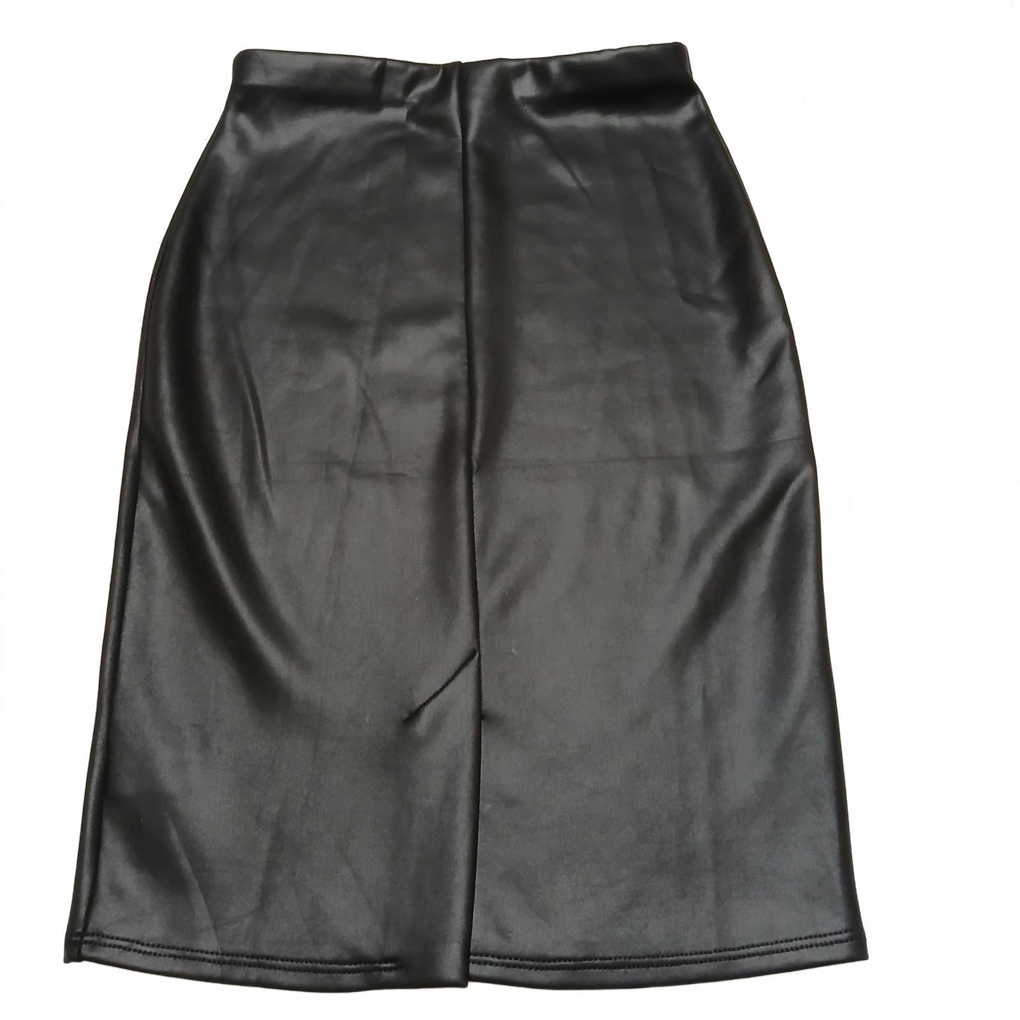Charlotte Russe Womens Small Black Faux Leather Pencil Skirt