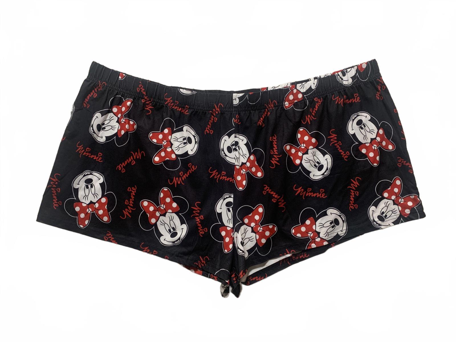 Pantalones cortos casuales de Minnie Mouse de Disney para mujer, talla 3XL
