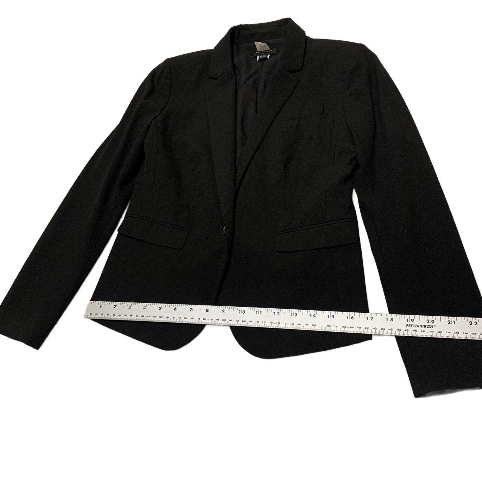 Chaqueta blazer negra Ann Taylor para mujer, talla 2, talla pequeña