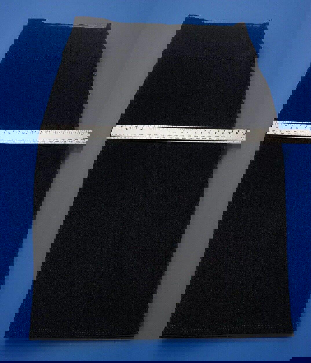 Falda larga negra de licra con corte tubo para mujer de Hybrid &amp; Company para oficina