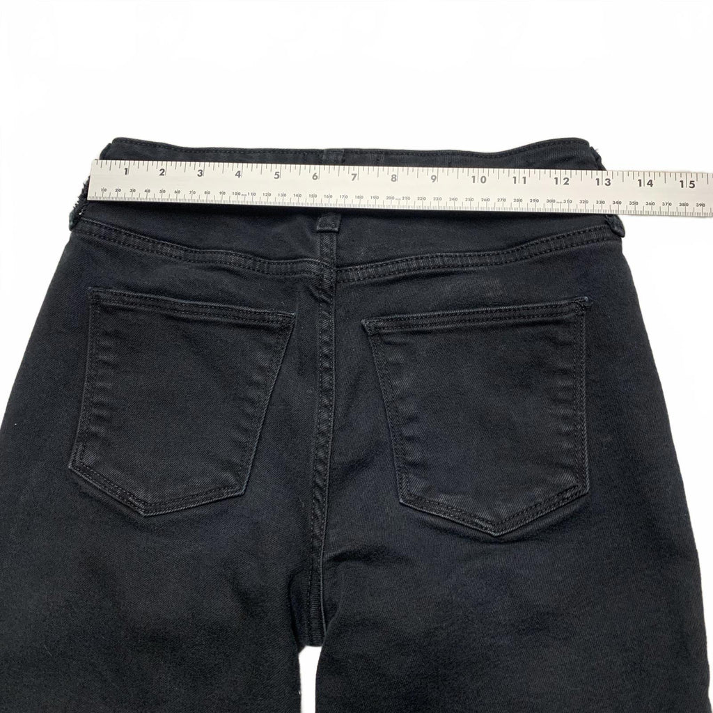 Vaqueros Universal Thread Goods Co. para mujer, talla 2/26R, negros, pierna recta, 26 x 26,25