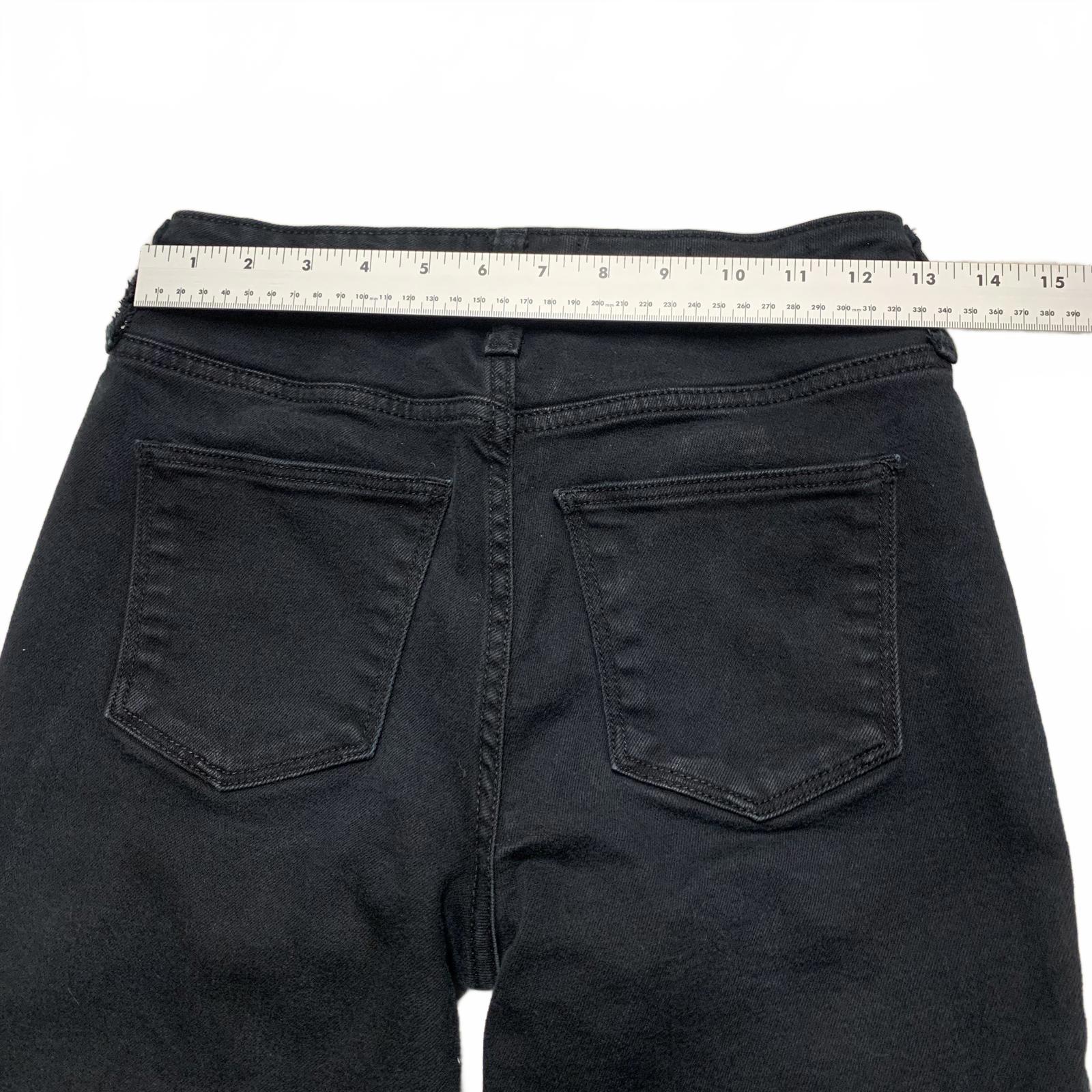 Vaqueros Universal Thread Goods Co. para mujer, talla 2/26R, negros, pierna recta, 26 x 26,25