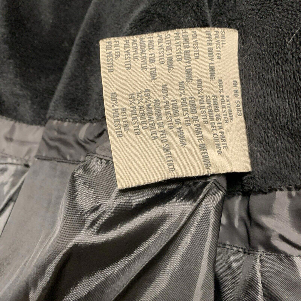 MARC New York Andrew Marc Abrigo acolchado de invierno negro de piel sintética XL para mujer