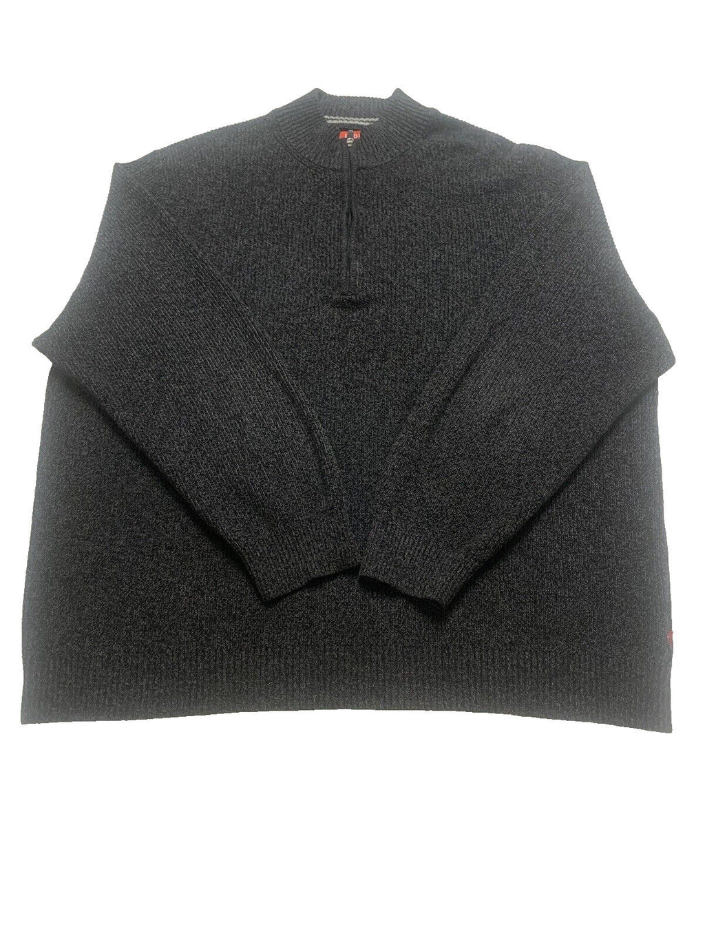 Suéter de cuello alto IZOD para hombre, talla 3XLT, parte superior con cremallera de 1/4