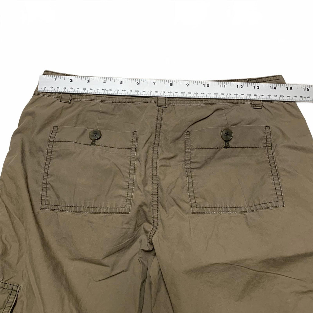 Capris cargo Ann Taylor Loft para mujer, talla 4, marrón pequeño, para aventuras de acampada al aire libre