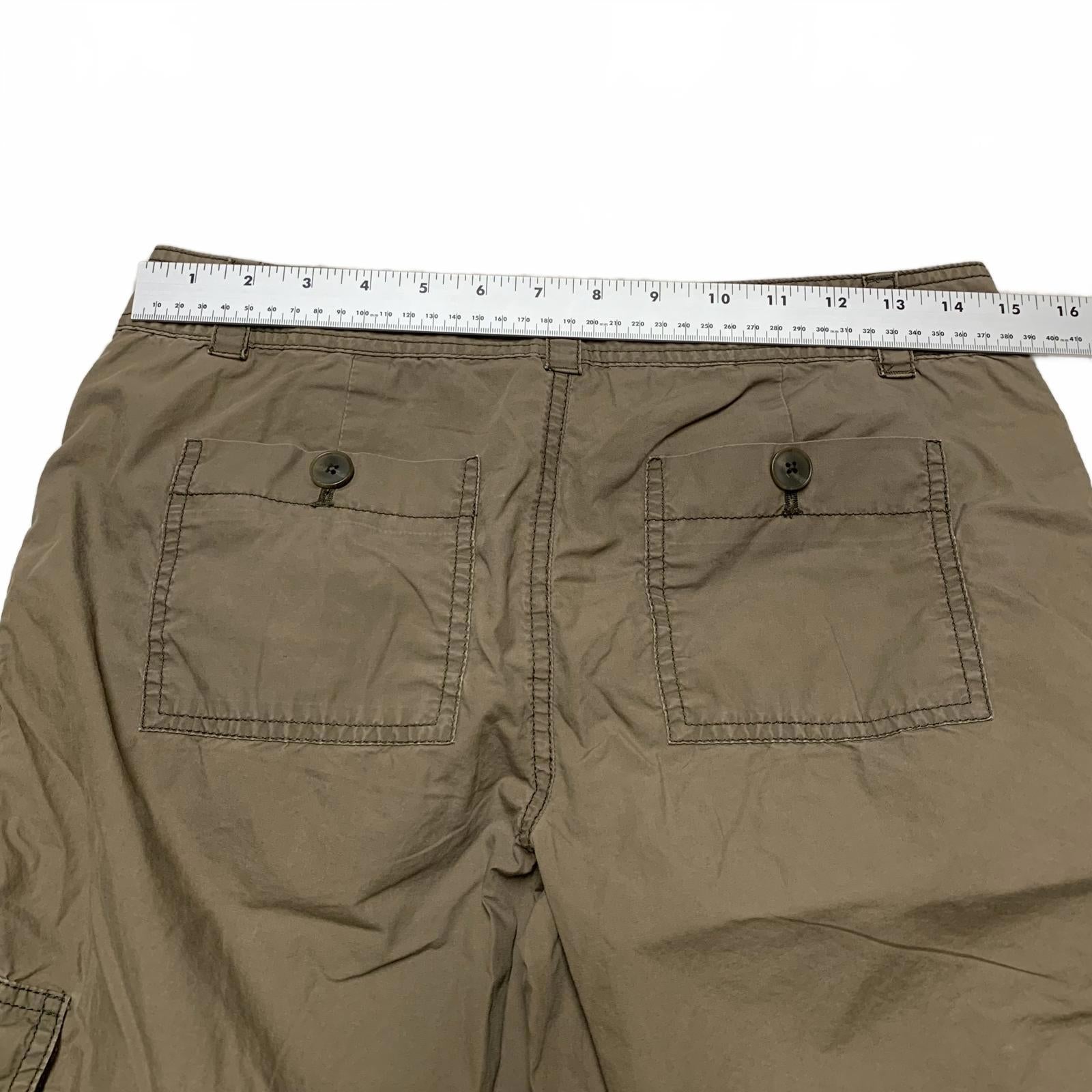 Capris cargo Ann Taylor Loft para mujer, talla 4, marrón pequeño, para aventuras de acampada al aire libre