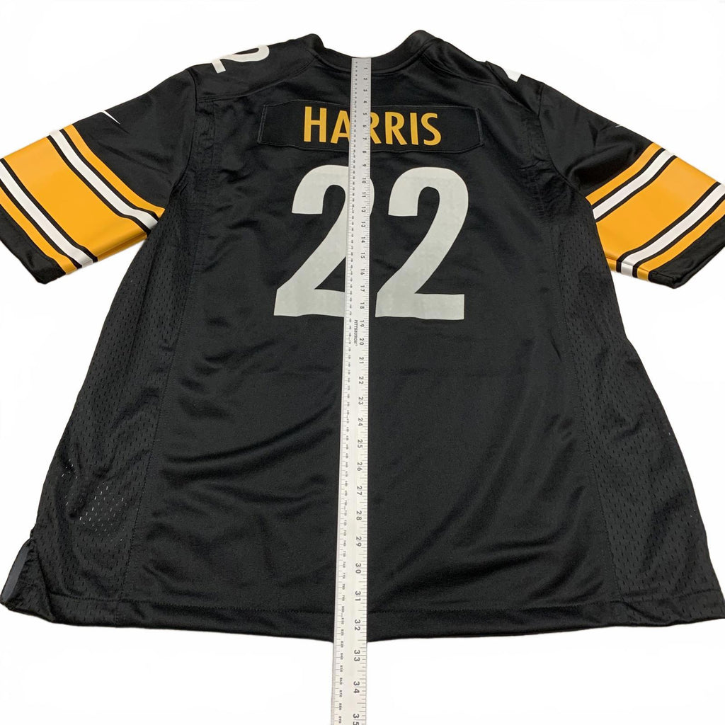 Camiseta de Najee Harris #22 de los Pittsburgh Steelers para hombre, talla XL, negra y amarilla, NFL