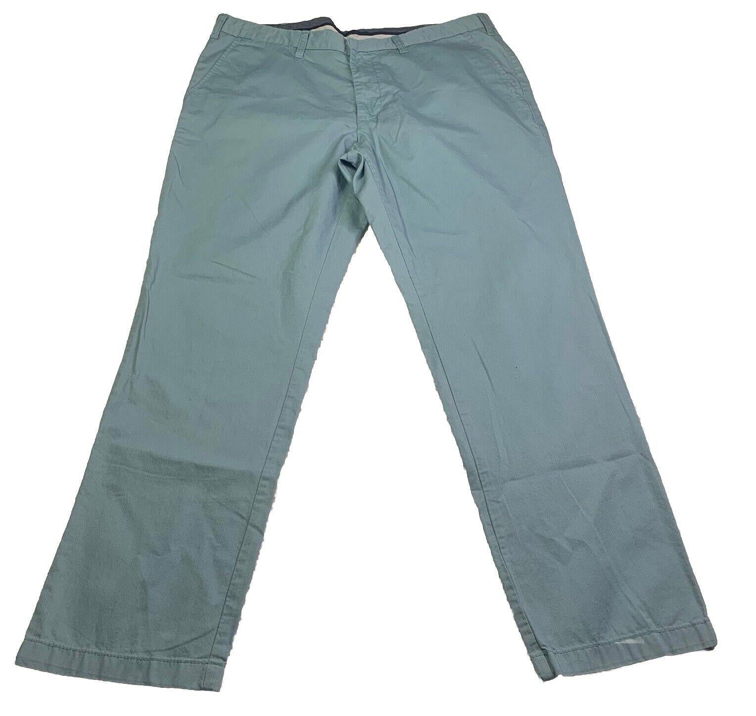 Pantalones Nautica para hombre, talla 38W 32L, pana fina, azul claro
