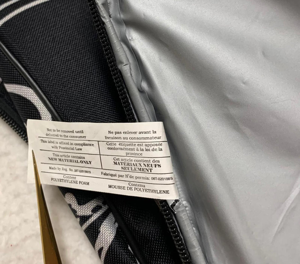 Bolsa para bandeja de comida caliente con diseño floral negro Home Essentials