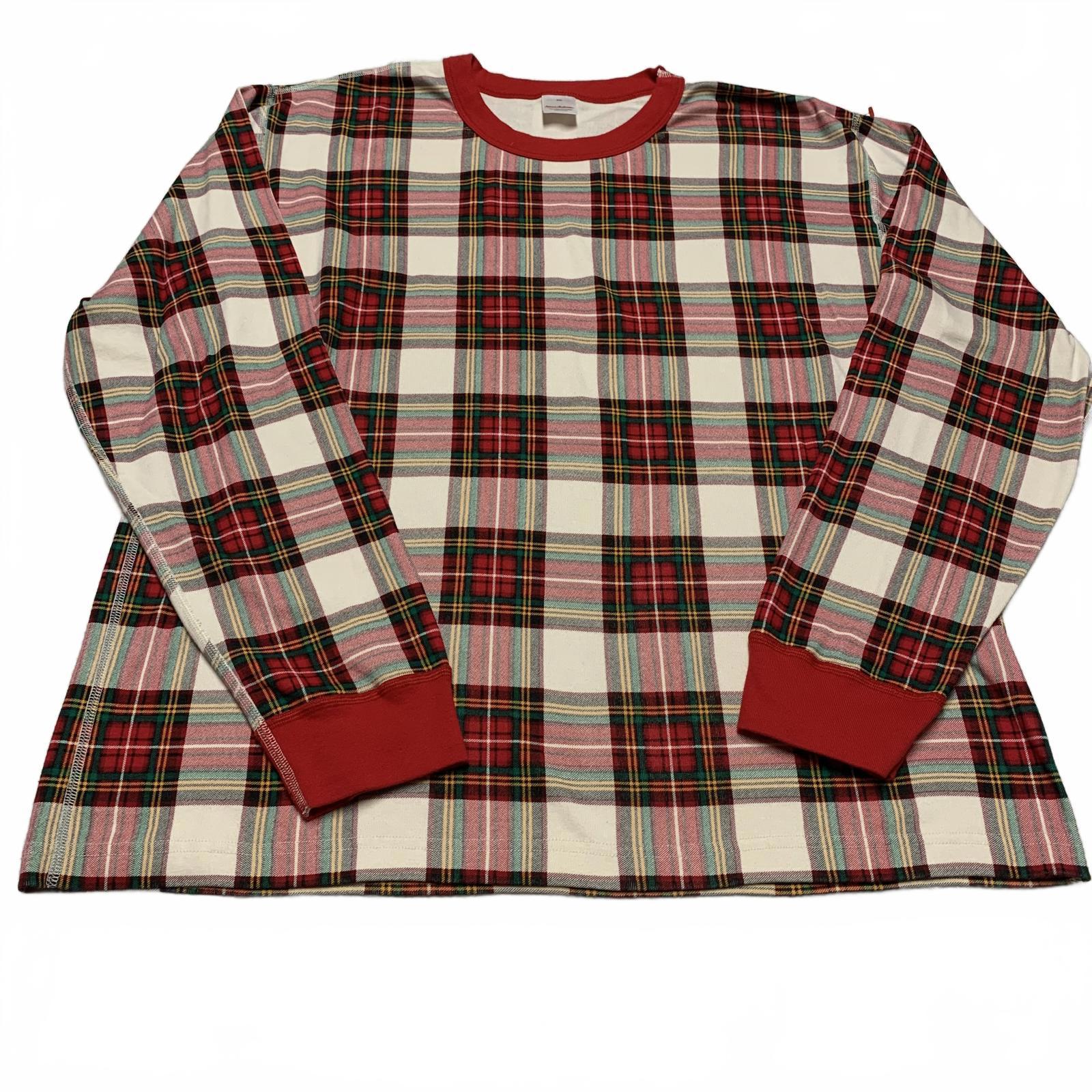 Camisa de manga larga a cuadros rojos de Hanna Andersson, talla XXL, para mujer, de algodón orgánico