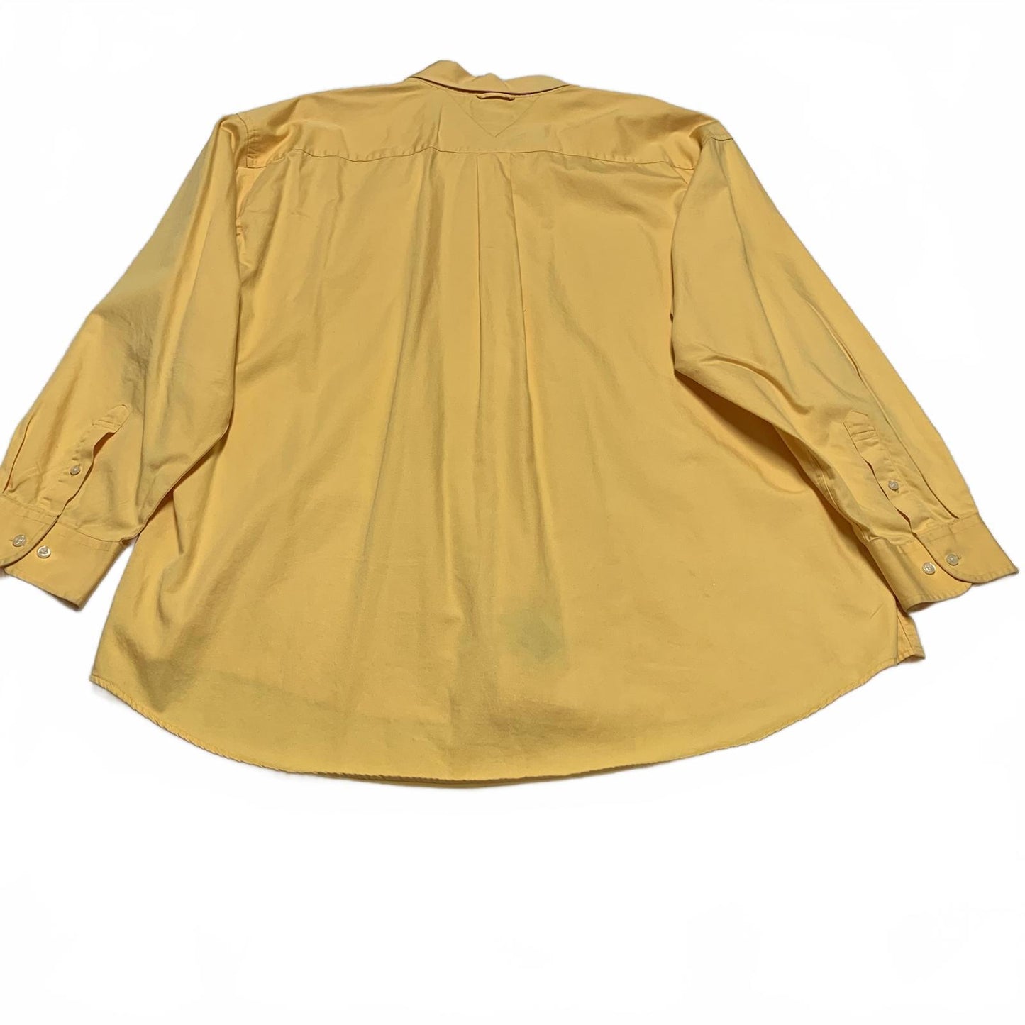 Tommy Hilfiger Men's XXL Yellow Button-Up Shirt