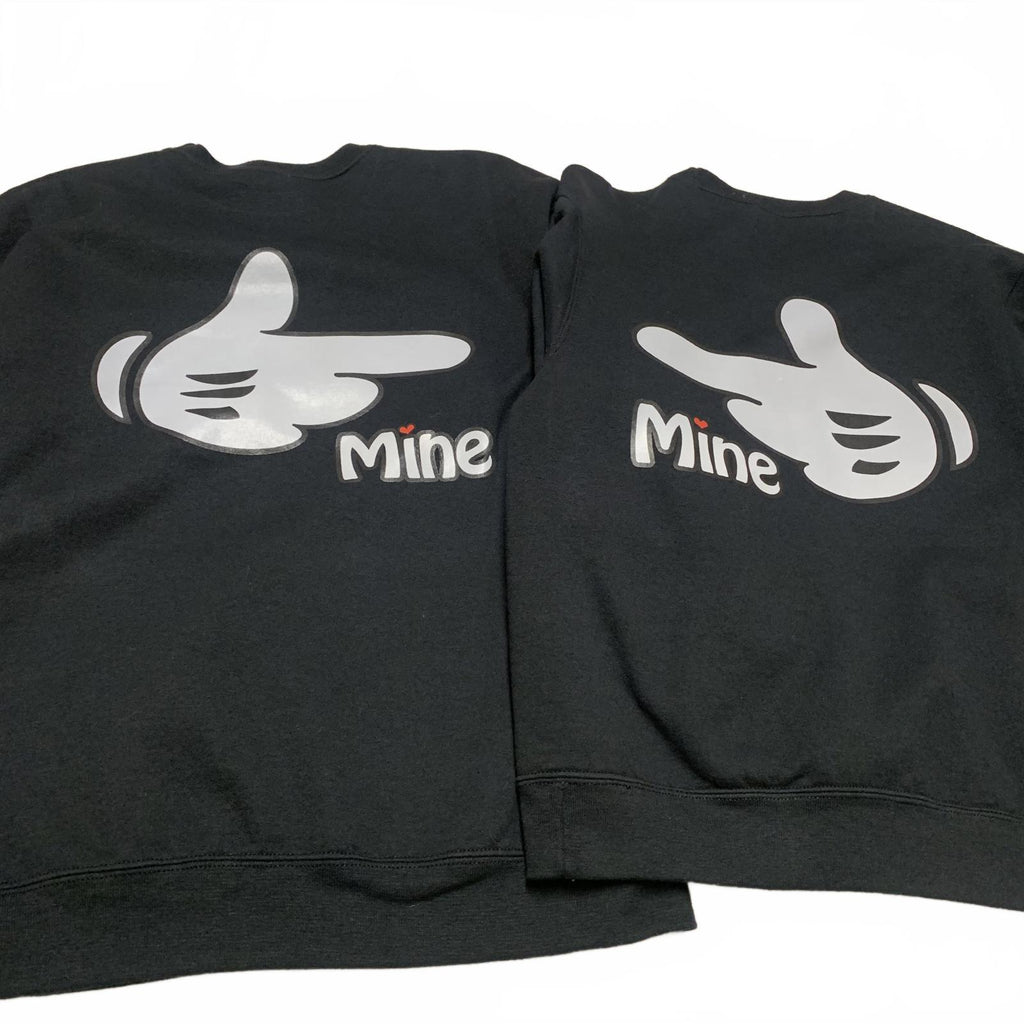 Jerzees - Sudaderas a juego para parejas, Sr. y Sra., talla pequeña, negra y grande