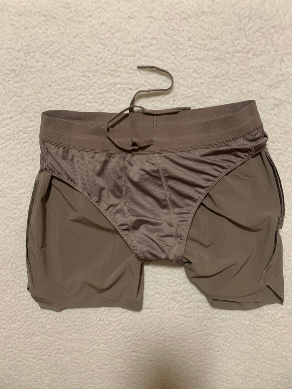 Pantalones cortos para correr All in Motion para hombre, talla mediana, marrón claro, W29