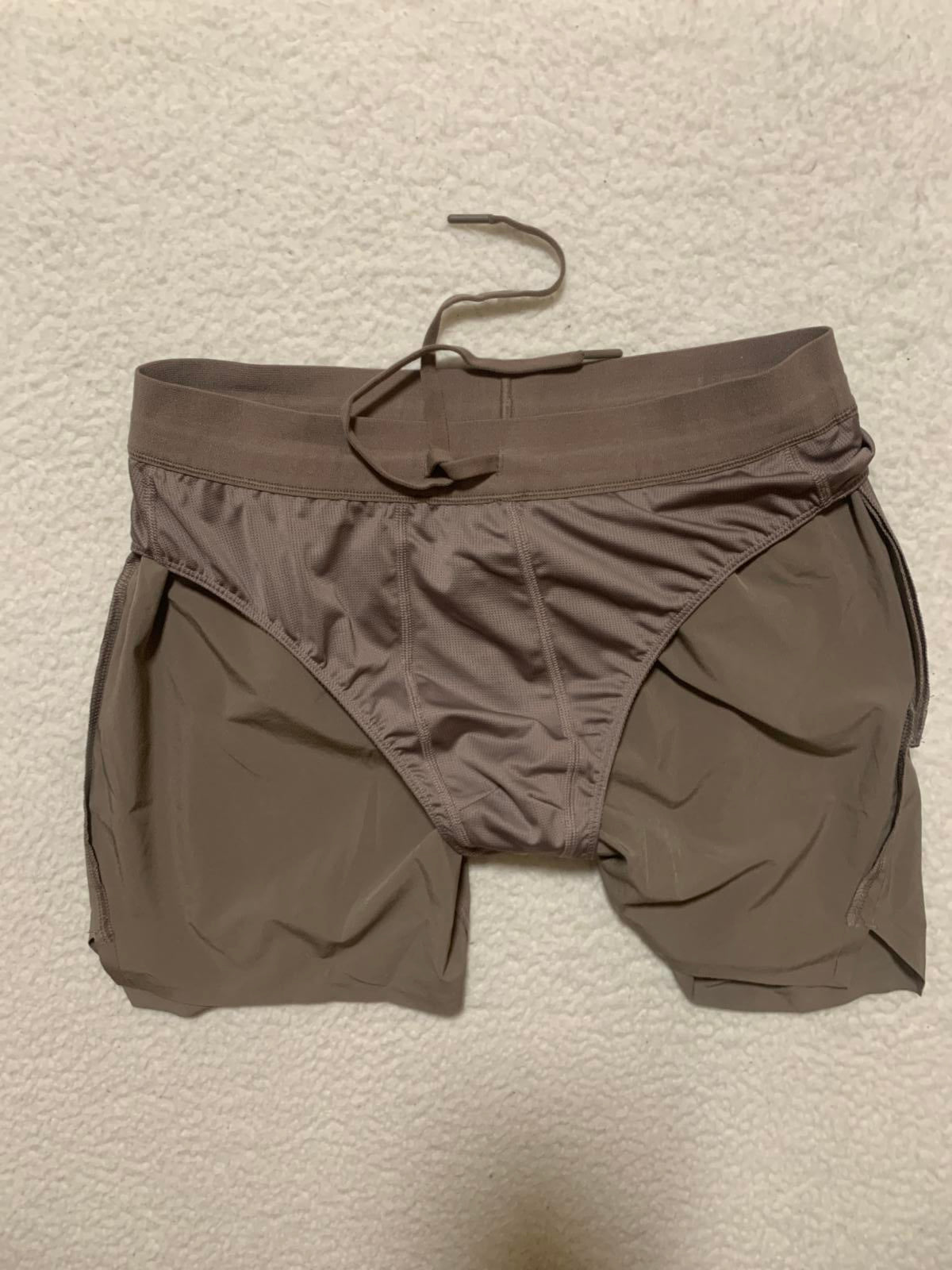 Pantalones cortos para correr All in Motion para hombre, talla mediana, marrón claro, W29