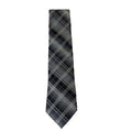 Valerio Garati Men's Plaid Neck Tie Gray Black White