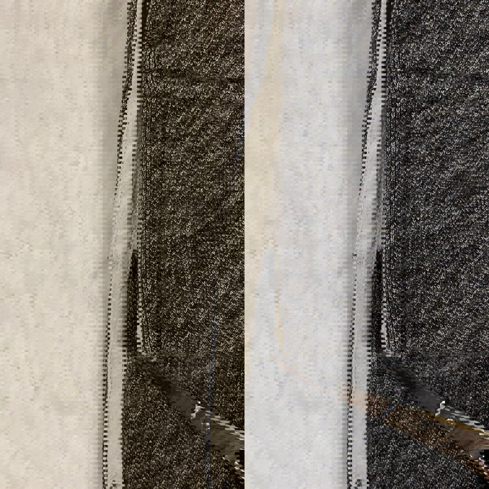 Sudadera con capucha J Crew para mujer, talla M, color negro y gris carbón.