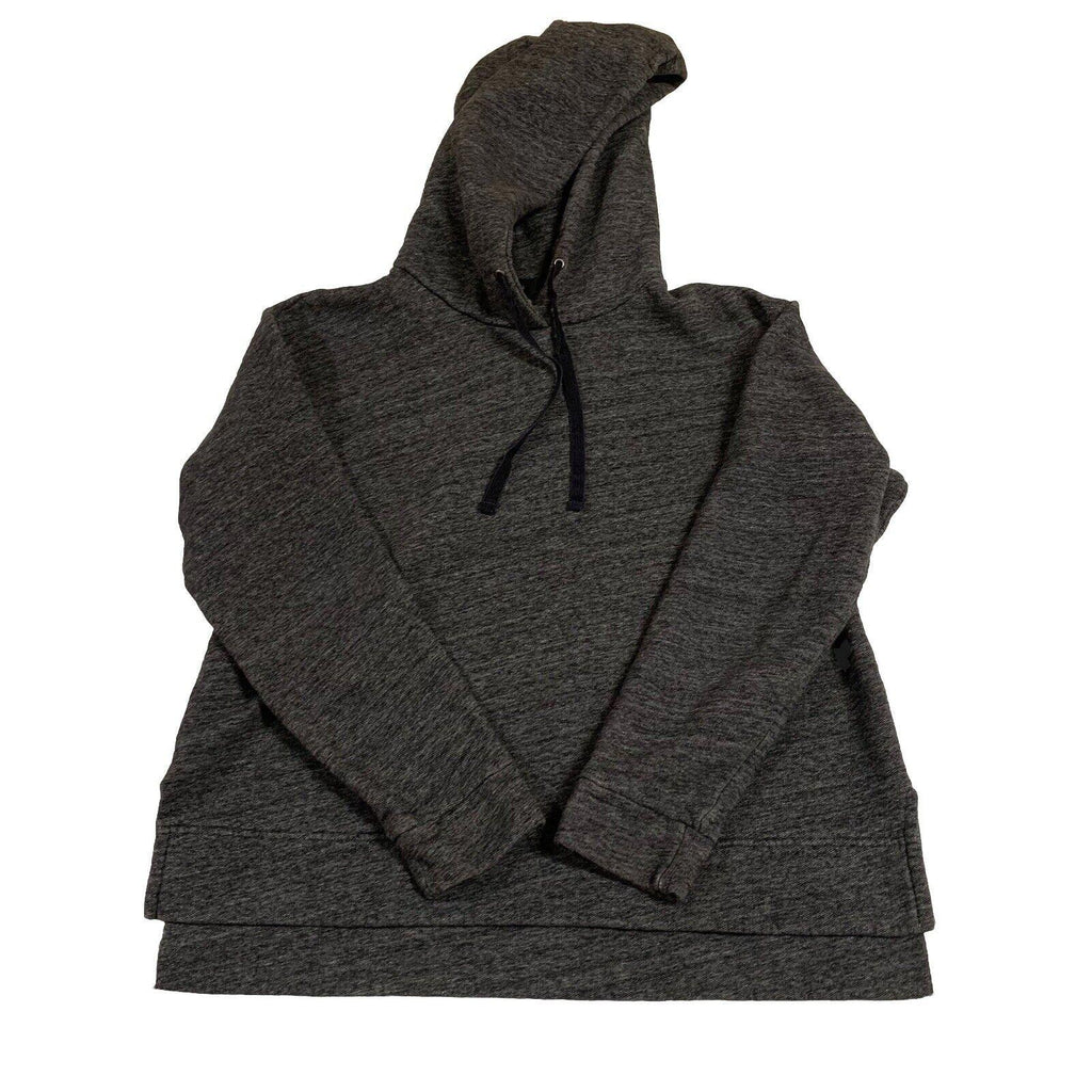 Sudadera con capucha J Crew para mujer, talla M, color negro y gris carbón.