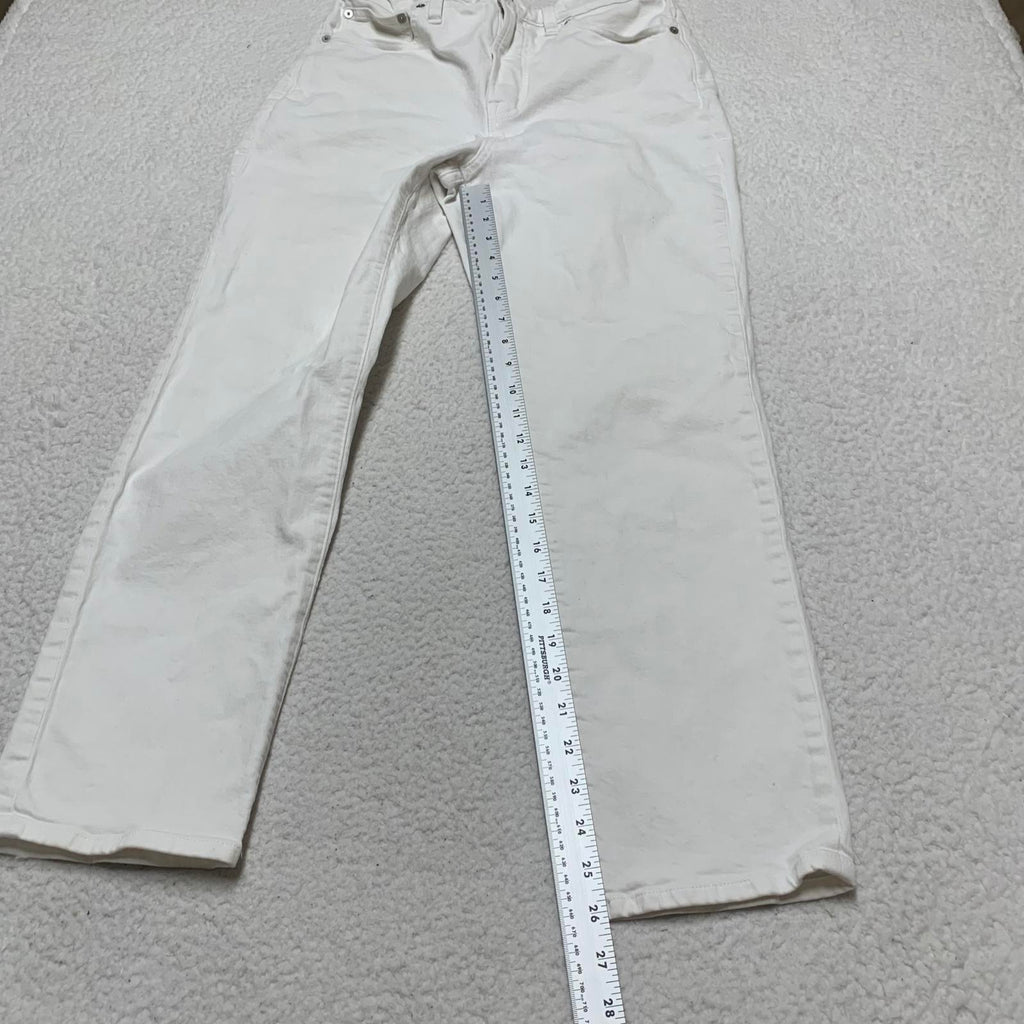 Pantalones vaqueros blancos Madewell para mujer, talla 28