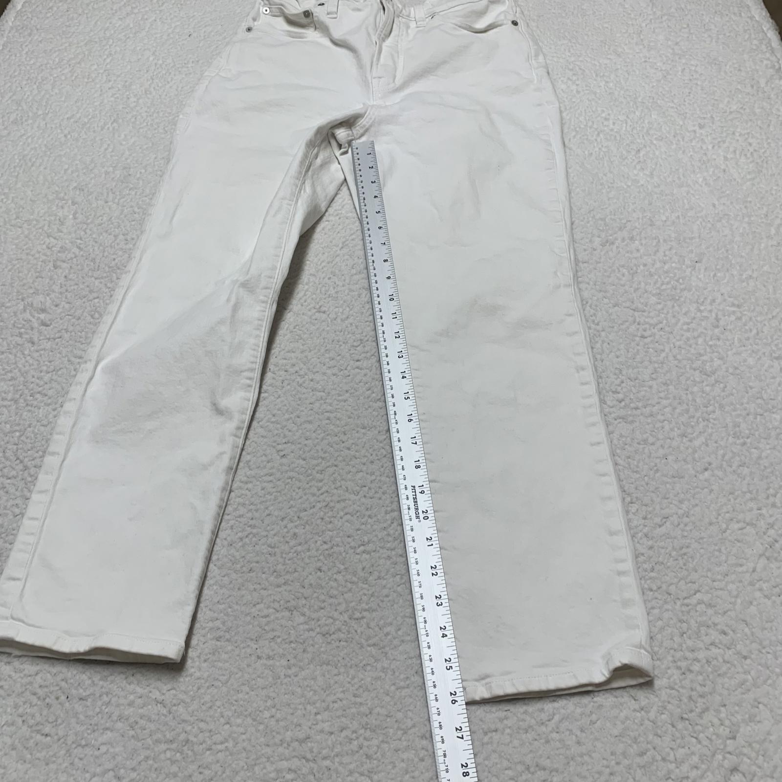 Pantalones vaqueros blancos Madewell para mujer, talla 28