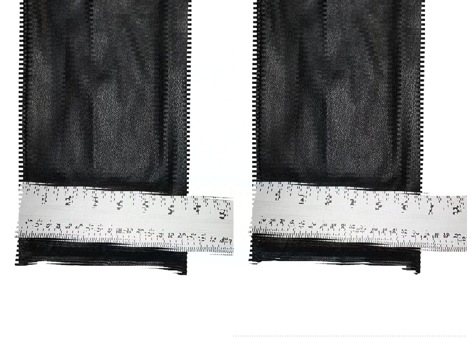 Pantalones de mujer Ashley Stewart, talla 26/28, piel sintética negra