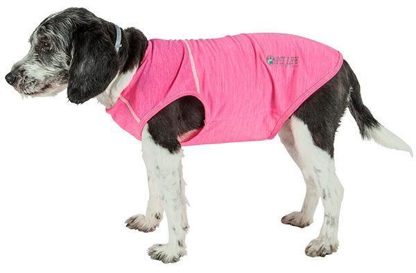 Pet Life ® Active 'Aero-Pawlse' Quick-Dry and 4-Way-Stretch Yoga Fitness Dog T-Shirt Tank Top