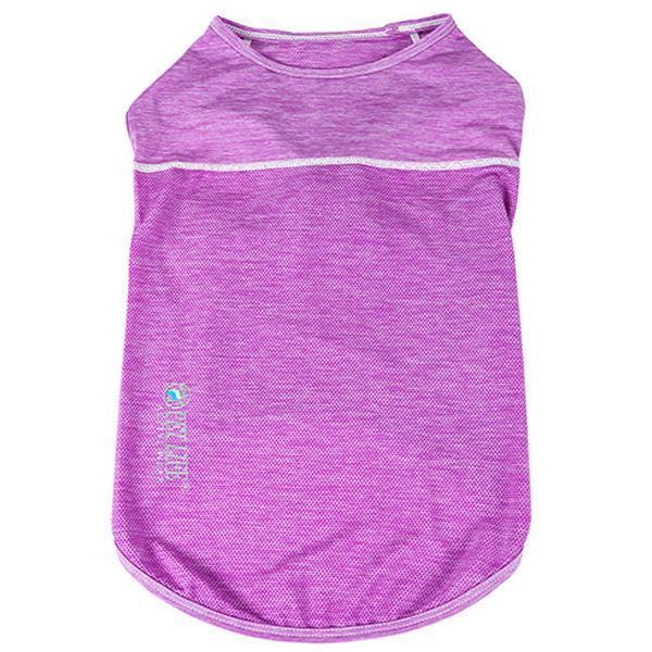 Pet Life ® Active 'Aero-Pawlse' Quick-Dry and 4-Way-Stretch Yoga Fitness Dog T-Shirt Tank Top