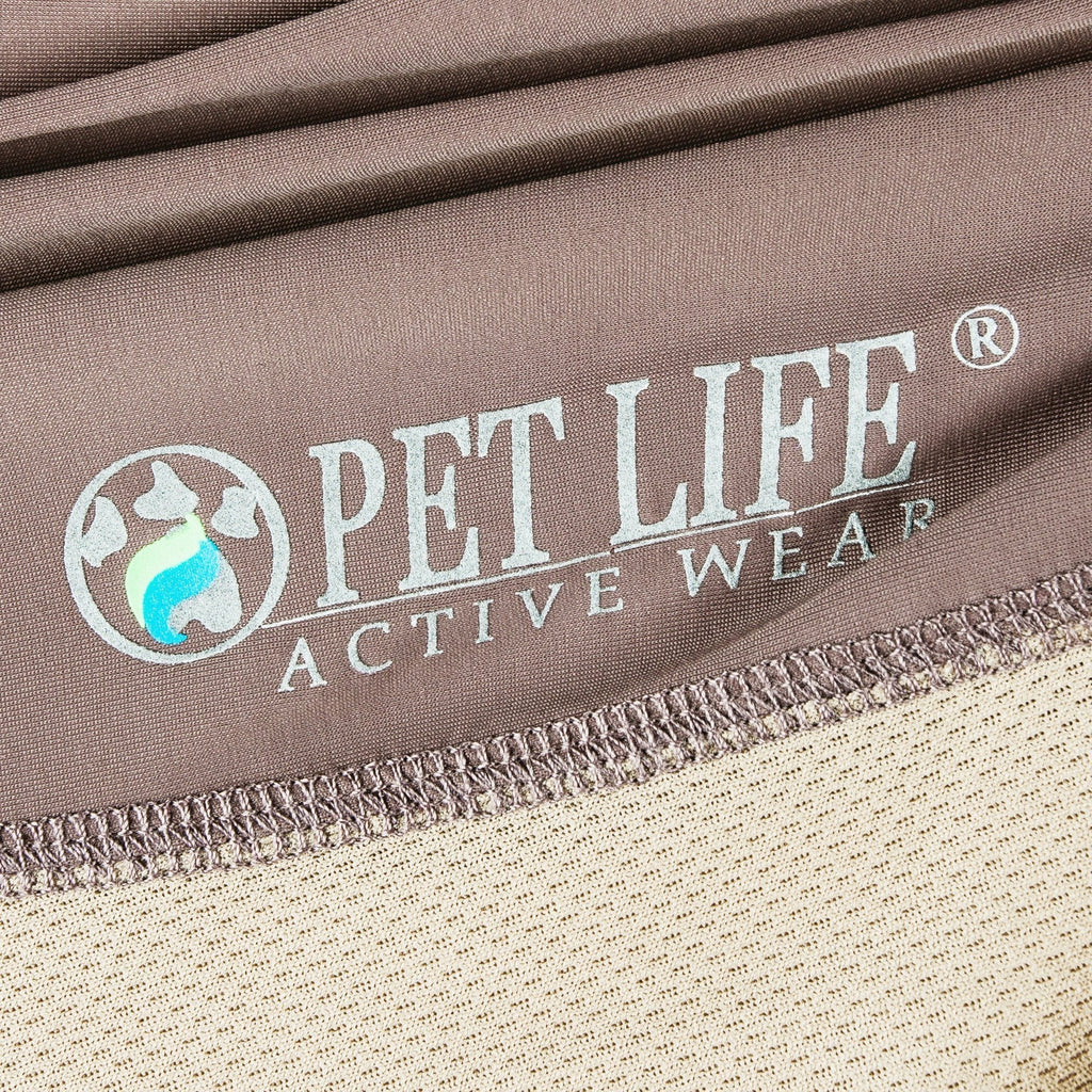 Pet Life ® Active 'Barko Pawlo' Relax-Stretch Quick-Drying Performance Dog Polo T-Shirt