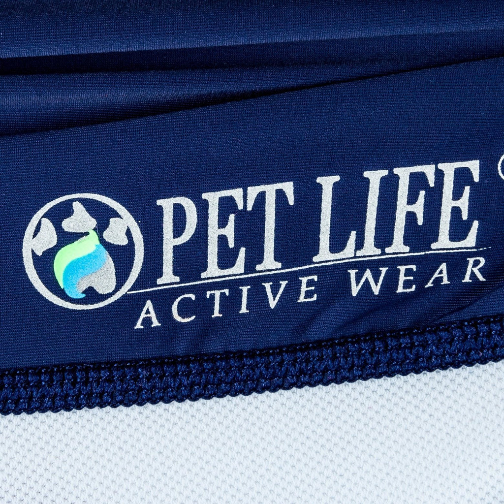 Pet Life ® Active 'Barko Pawlo' Relax-Stretch Quick-Drying Performance Dog Polo T-Shirt