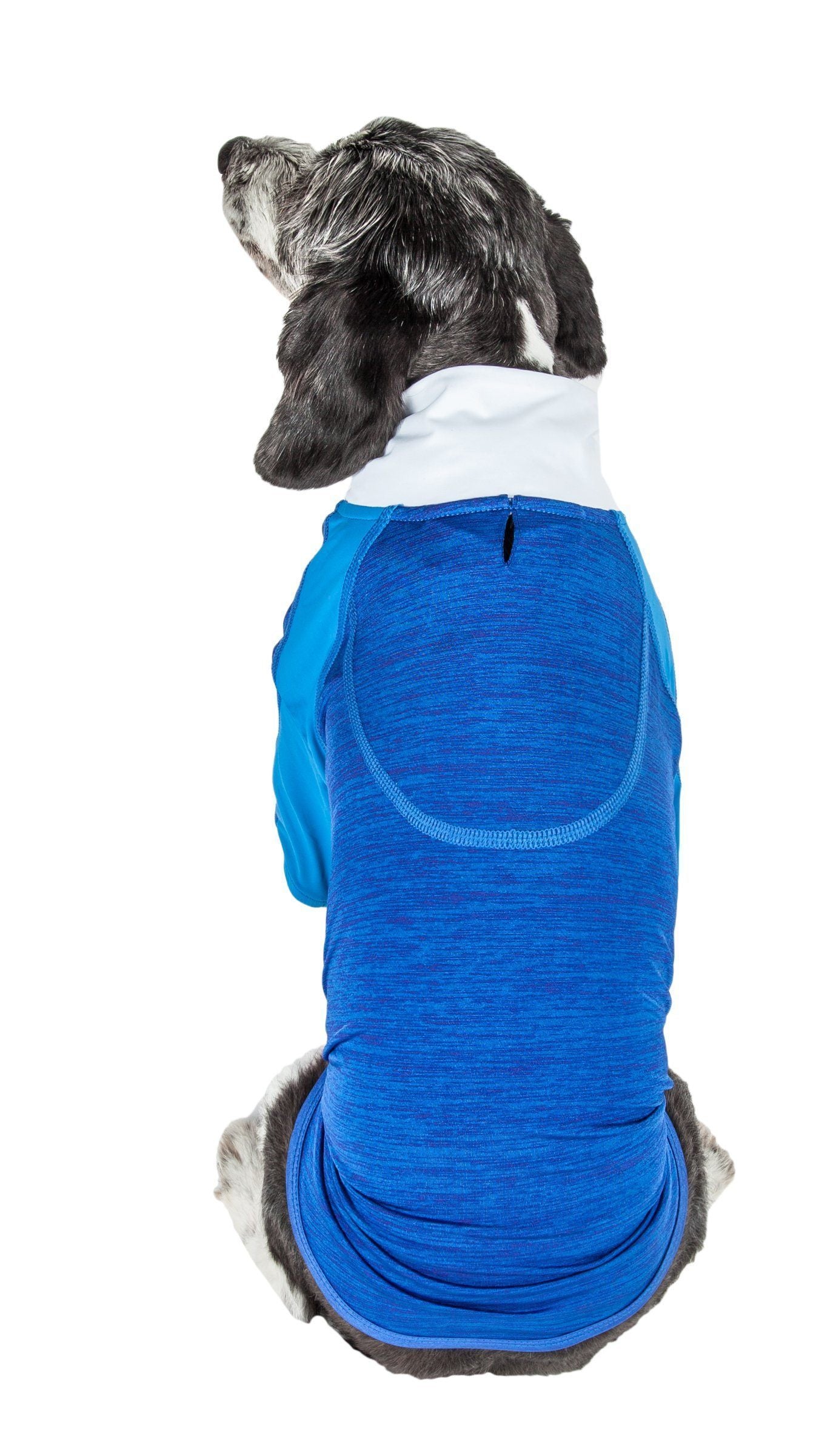 Camiseta de manga larga para perro Pet Life® Active 'Chewitt Wagassy', elástica en 4 direcciones, para yoga y fitness