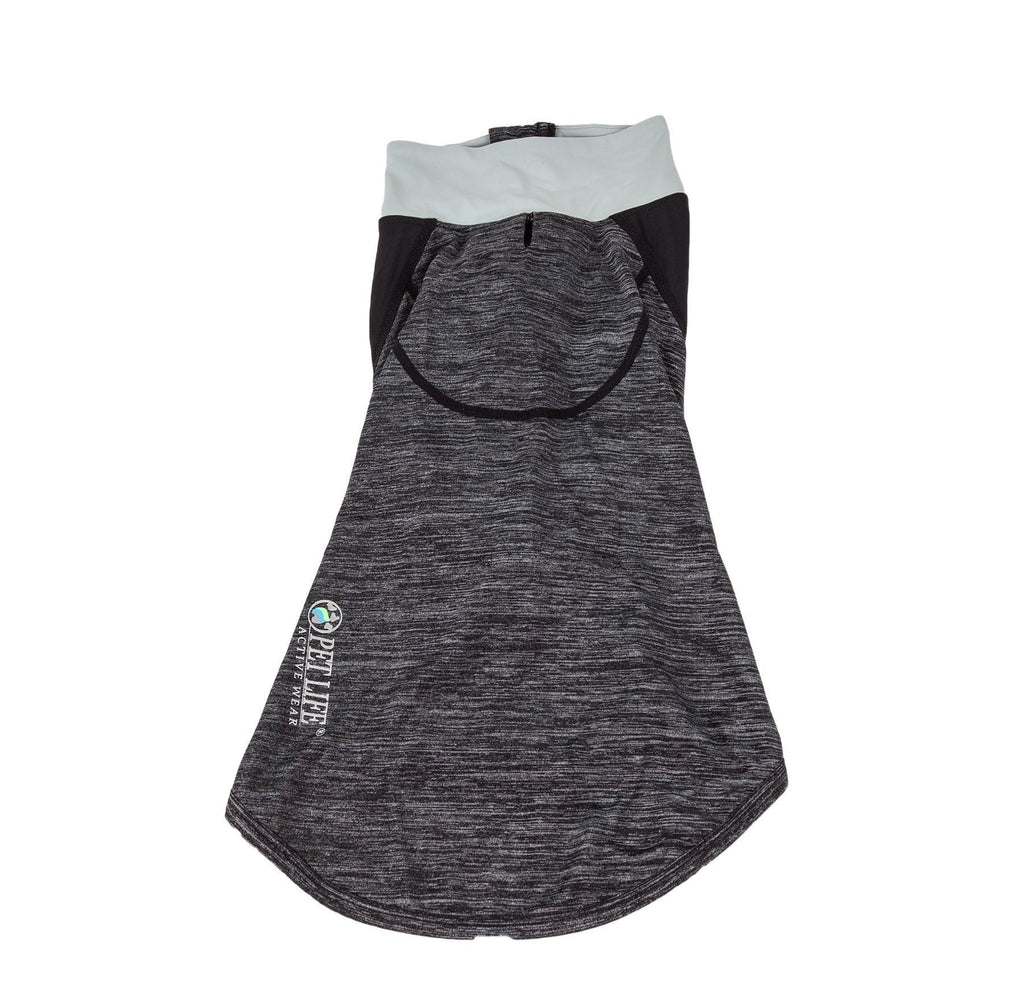 Camiseta de manga larga para perro Pet Life® Active 'Chewitt Wagassy', elástica en 4 direcciones, para yoga y fitness