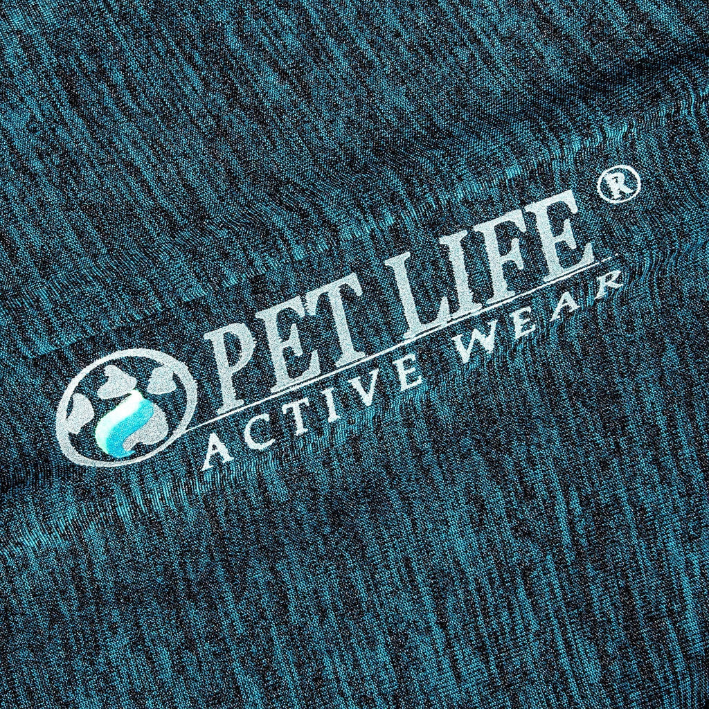 Camiseta de manga larga para perro Pet Life® Active 'Chewitt Wagassy', elástica en 4 direcciones, para yoga y fitness