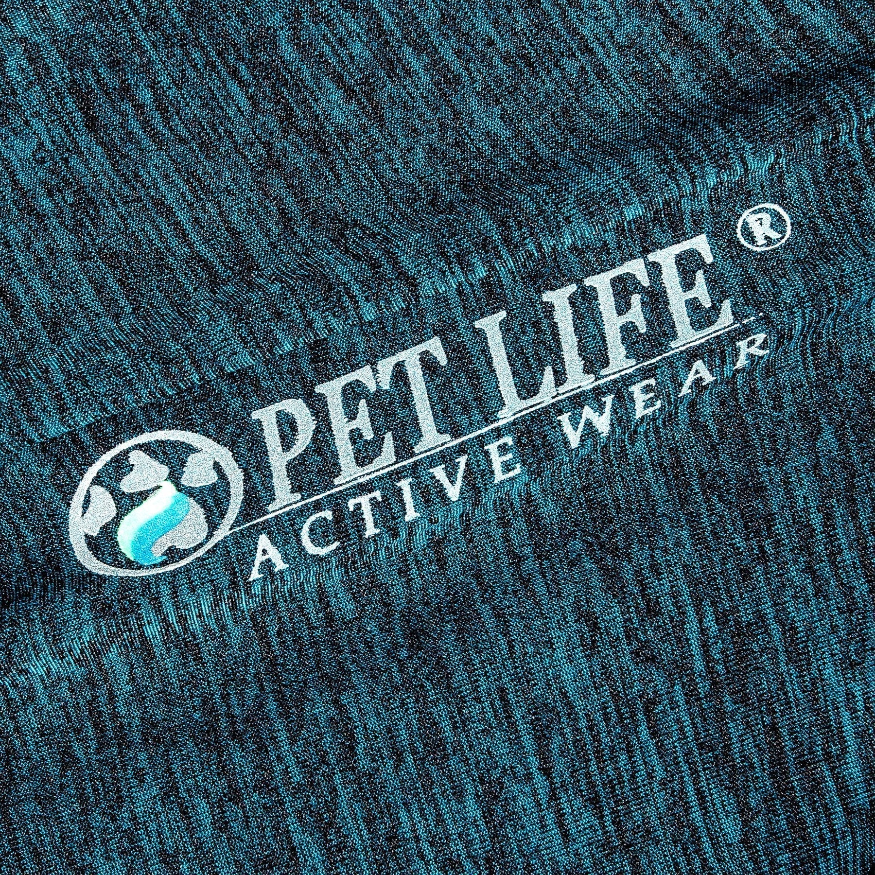 Camiseta de manga larga para perro Pet Life® Active 'Chewitt Wagassy', elástica en 4 direcciones, para yoga y fitness