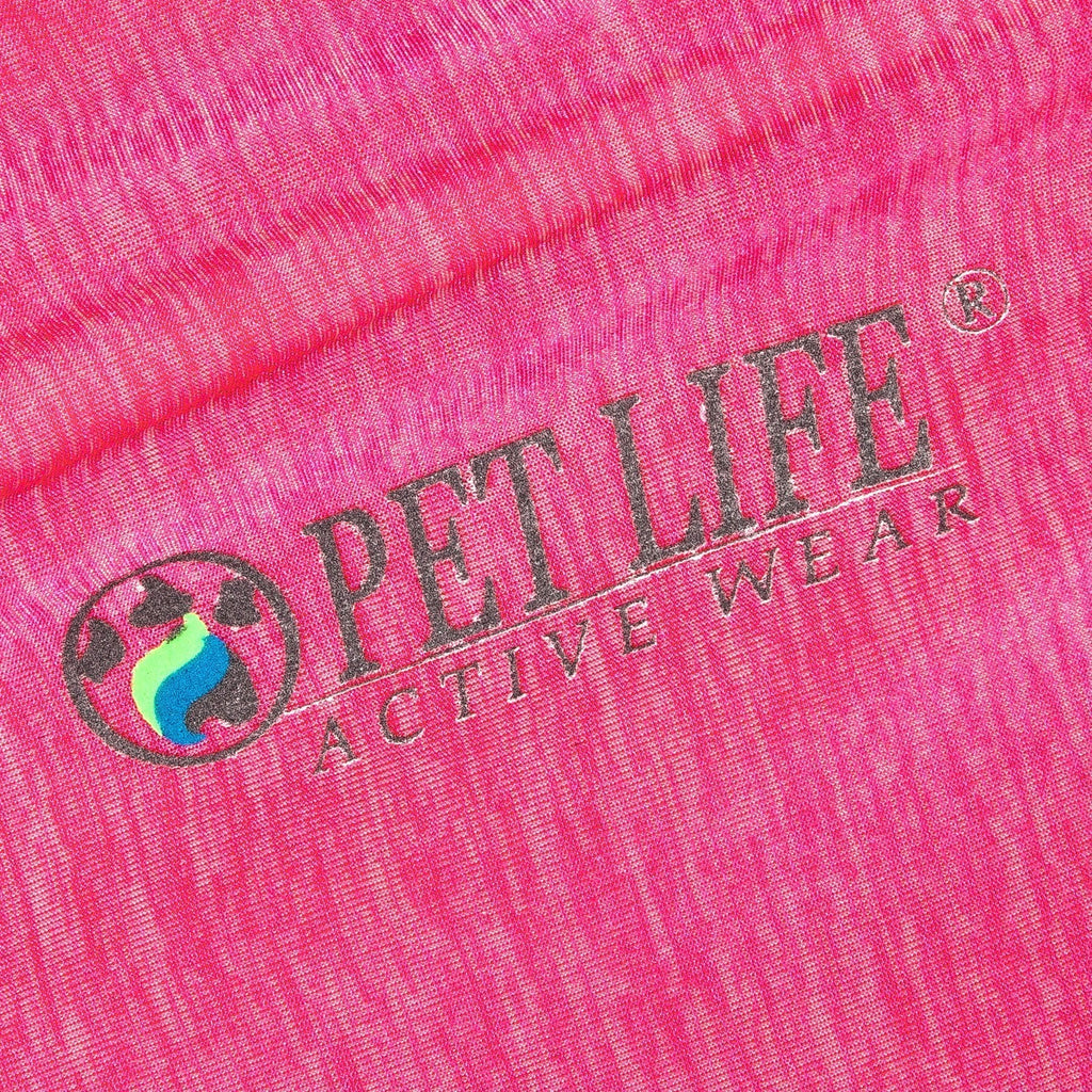 Camiseta de manga larga para perro Pet Life® Active 'Chewitt Wagassy', elástica en 4 direcciones, para yoga y fitness