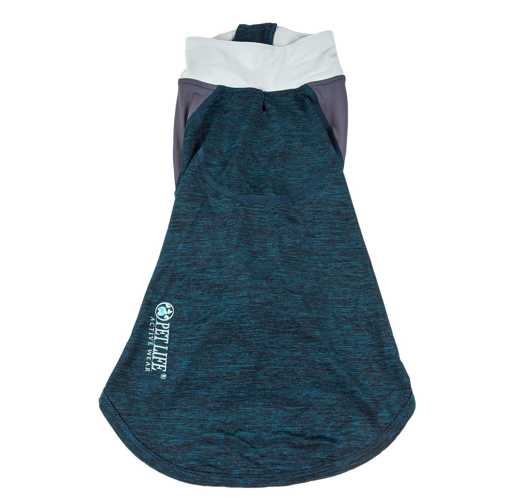 Camiseta de manga larga para perro Pet Life® Active 'Chewitt Wagassy', elástica en 4 direcciones, para yoga y fitness