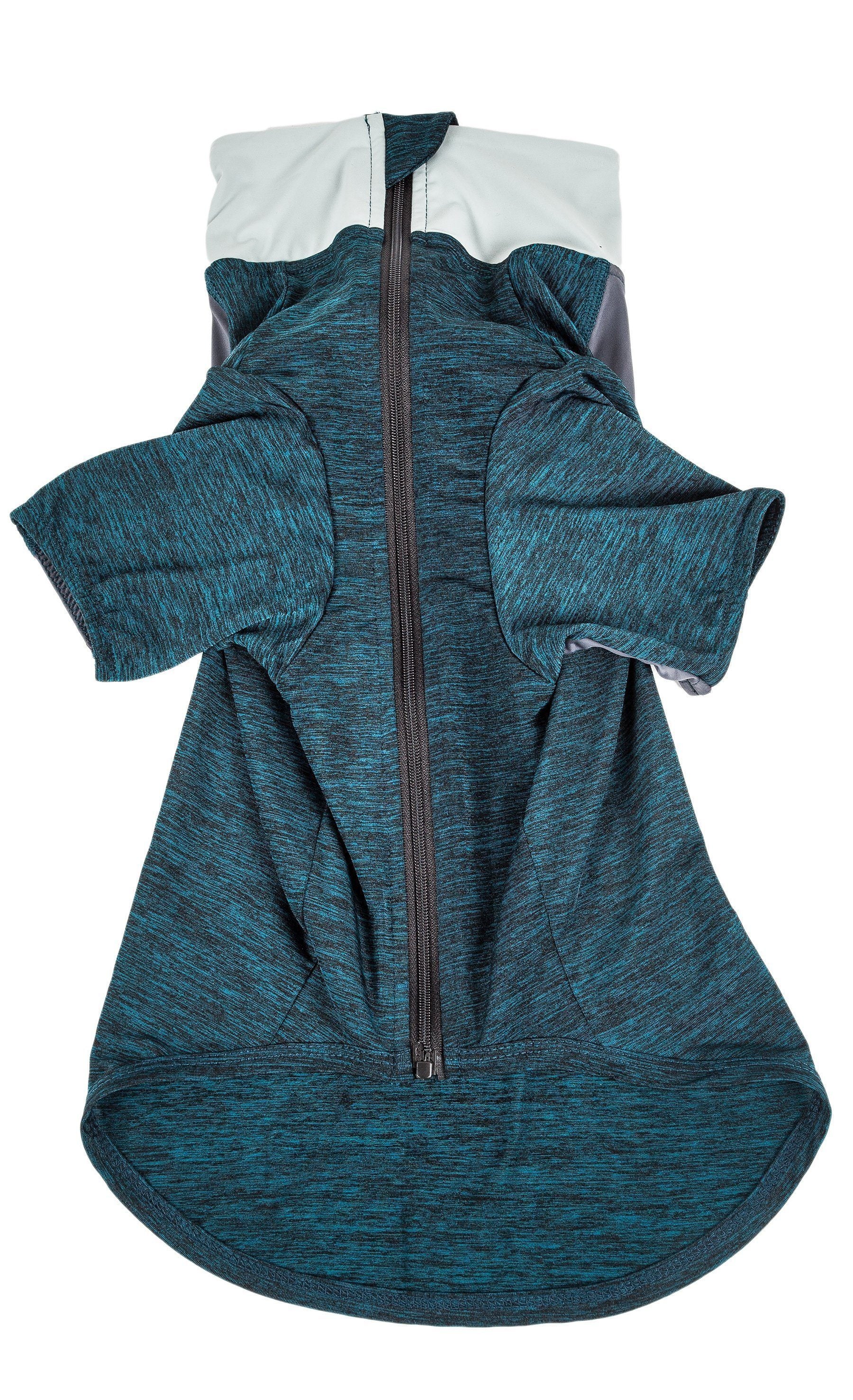 Camiseta de manga larga para perro Pet Life® Active 'Chewitt Wagassy', elástica en 4 direcciones, para yoga y fitness