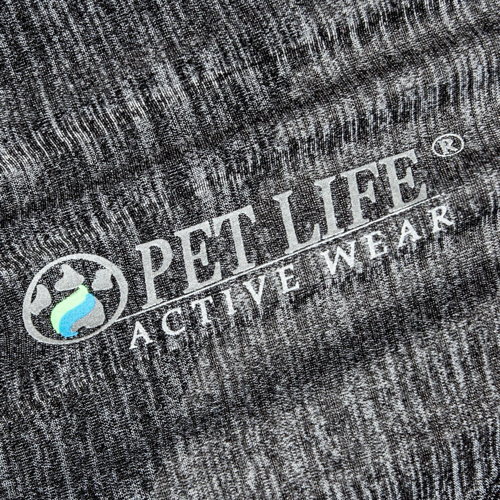Camiseta de manga larga para perro Pet Life® Active 'Chewitt Wagassy', elástica en 4 direcciones, para yoga y fitness