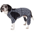 Sudadera deportiva con capucha para perro Pet Life® Active 'Downward Dog' con elasticidad en 4 direcciones para yoga y fitness