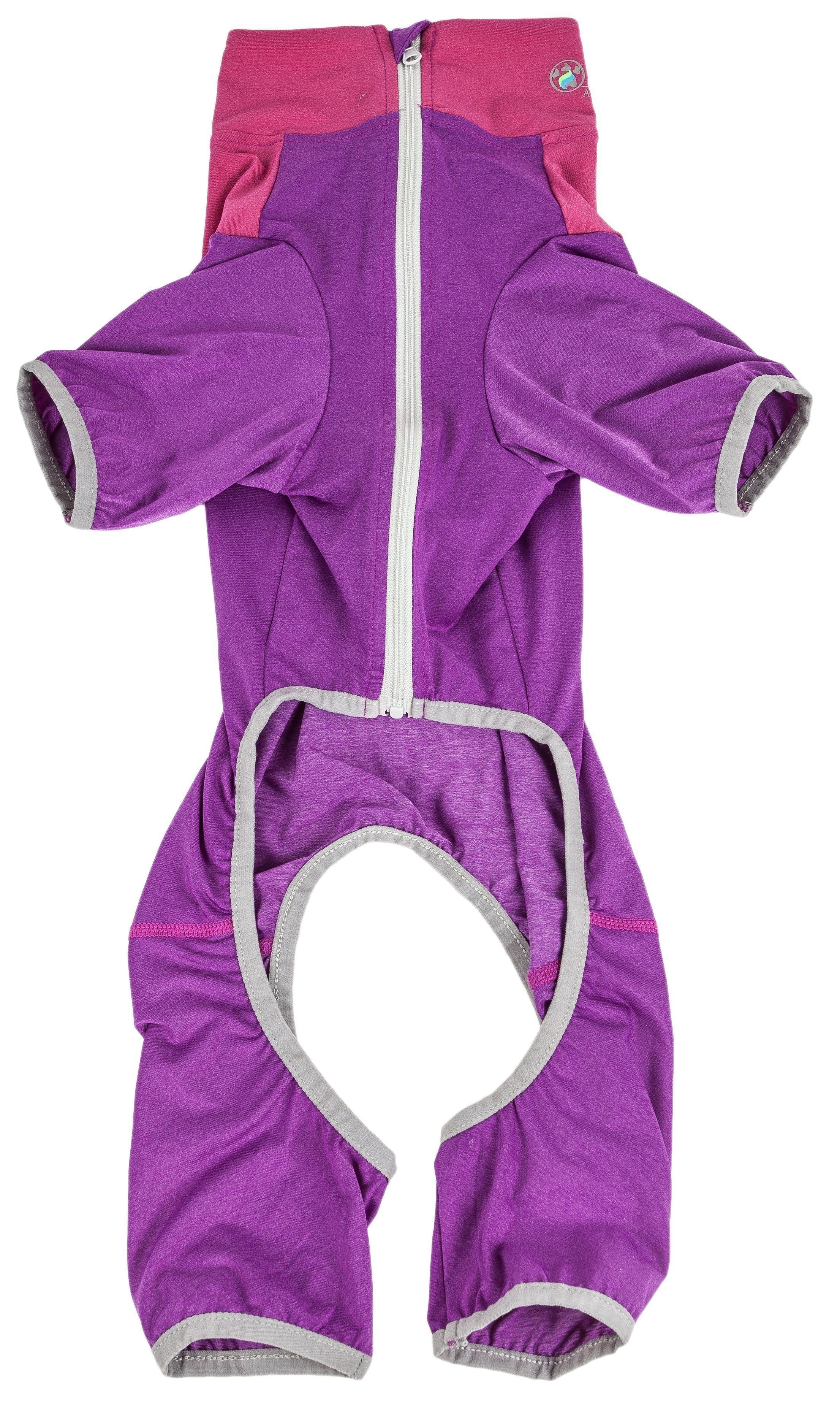 Pet Life ®  Active 'Embarker' 4-Way Stretch Fitness Yoga Full Body Dog Tracksuit