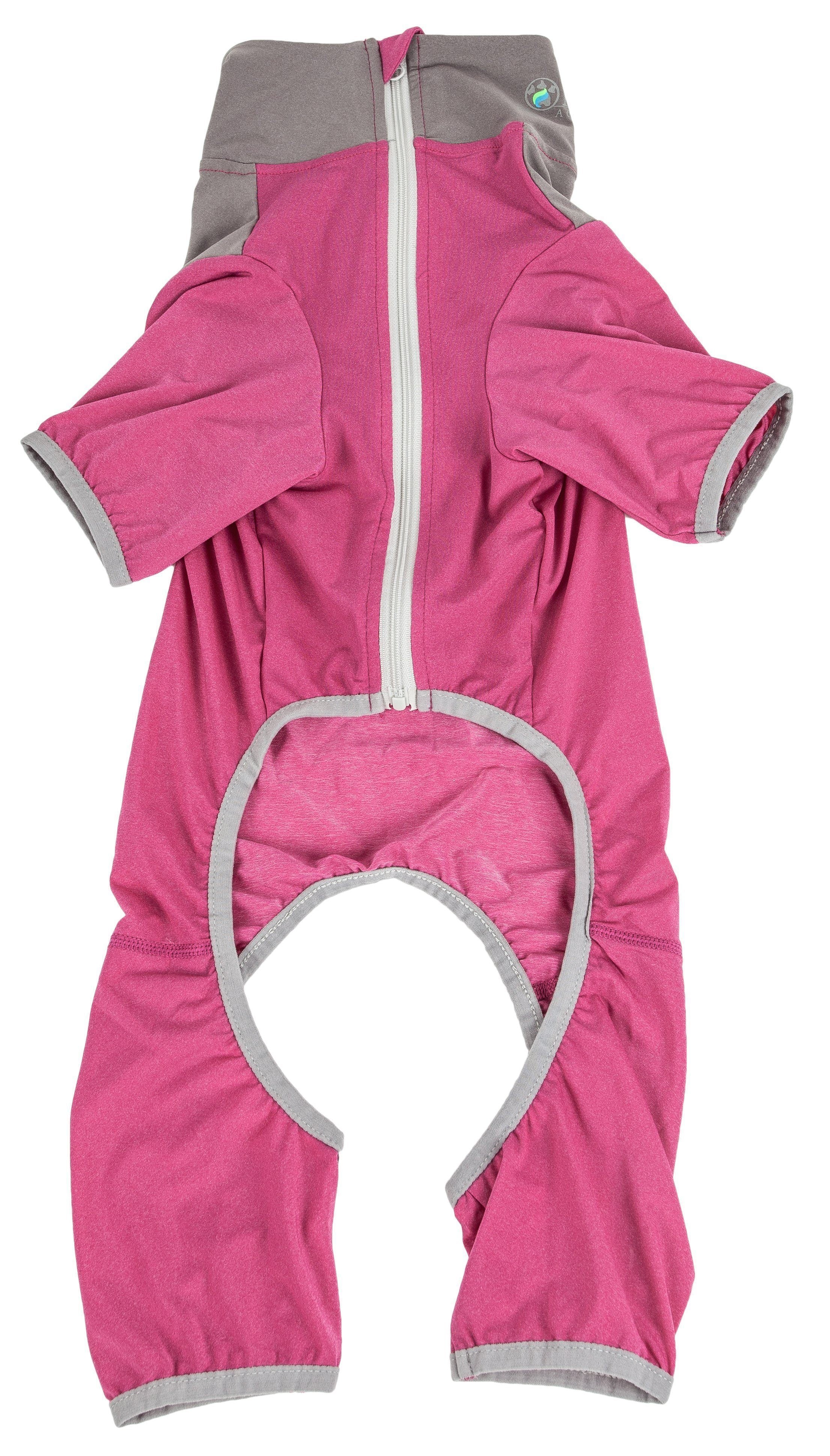 Pet Life ®  Active 'Embarker' 4-Way Stretch Fitness Yoga Full Body Dog Tracksuit