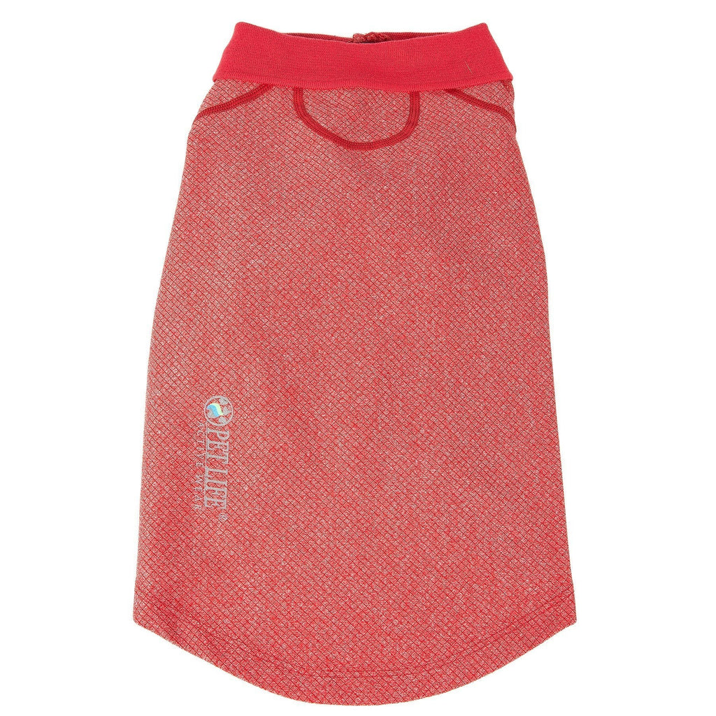 Pet Life ® Active 'Fur-Flex' Stretch and Quick-Dry Anti-Odor Fitness Yoga Dog Polo T-Shirt