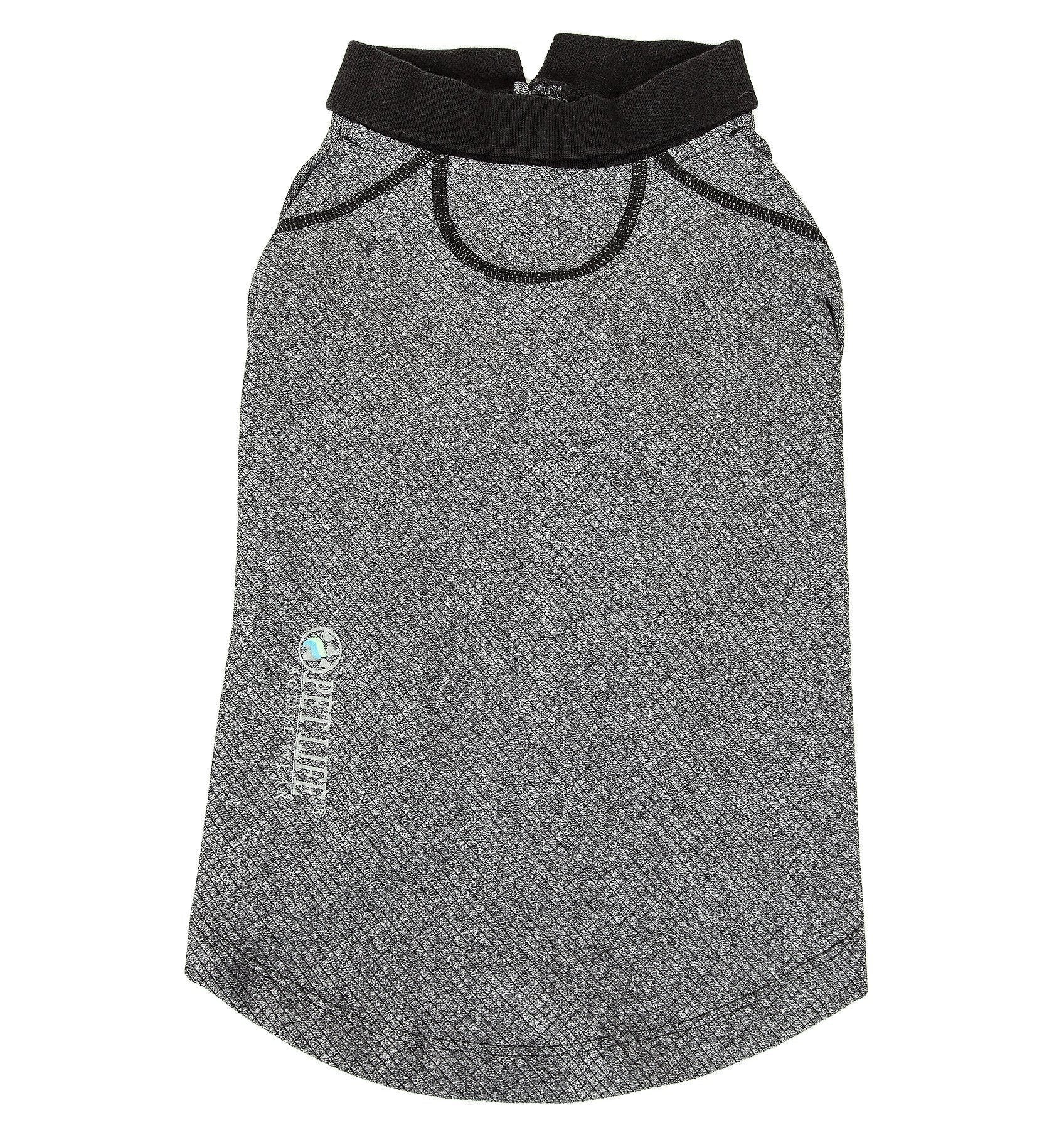 Pet Life ® Active 'Fur-Flex' Stretch and Quick-Dry Anti-Odor Fitness Yoga Dog Polo T-Shirt