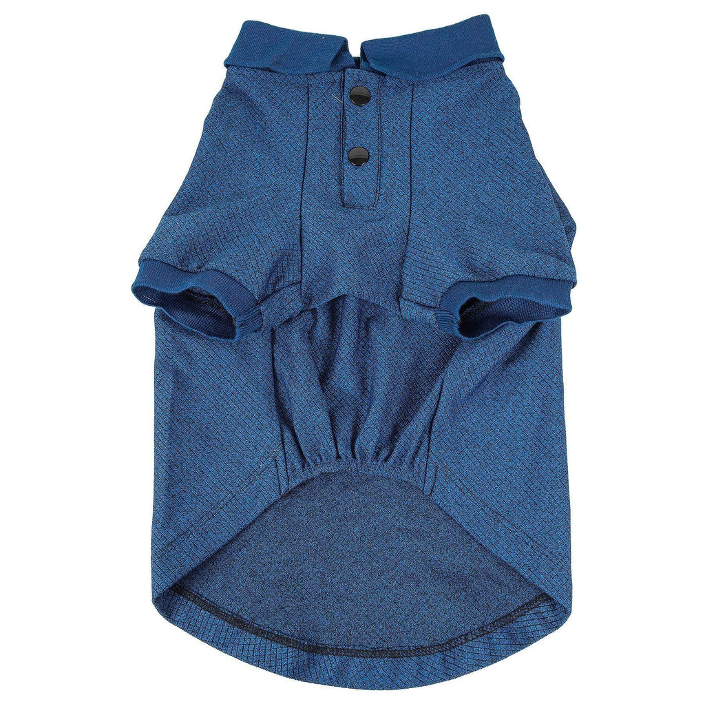 Pet Life ® Active 'Fur-Flex' Stretch and Quick-Dry Anti-Odor Fitness Yoga Dog Polo T-Shirt