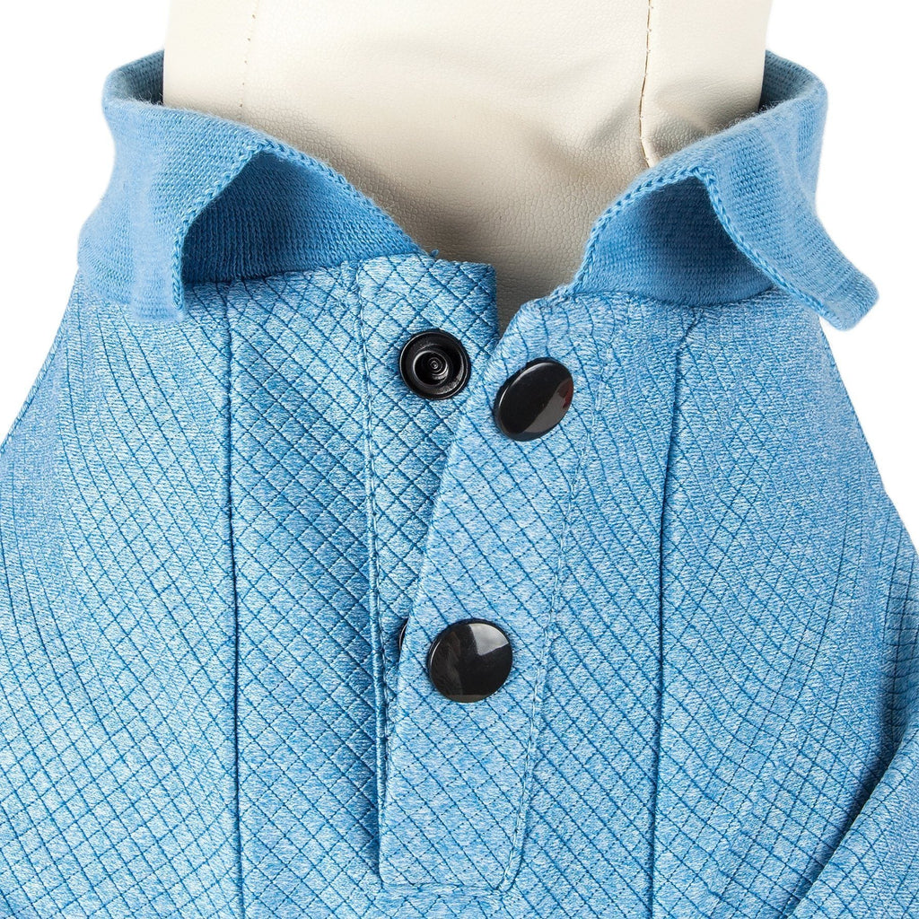 Pet Life ® Active 'Fur-Flex' Stretch and Quick-Dry Anti-Odor Fitness Yoga Dog Polo T-Shirt