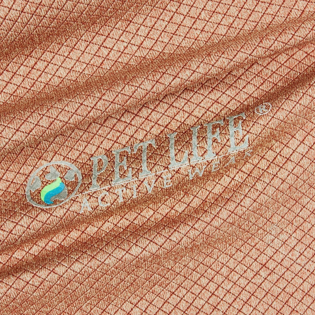 Pet Life ® Active 'Fur-Flex' Stretch and Quick-Dry Anti-Odor Fitness Yoga Dog Polo T-Shirt