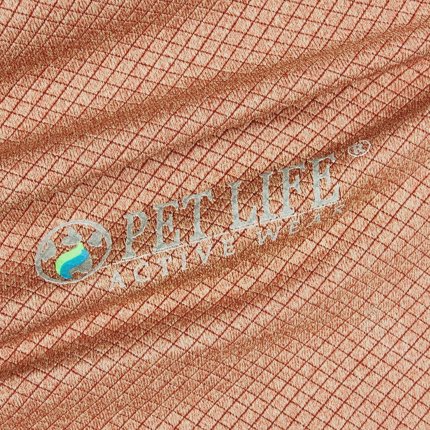 Pet Life ® Active 'Fur-Flex' Stretch and Quick-Dry Anti-Odor Fitness Yoga Dog Polo T-Shirt